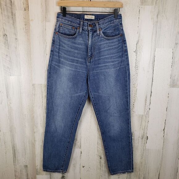 Madewell The Mom Jeans Preppy Classic Sz 27 - Picture 2 of 11